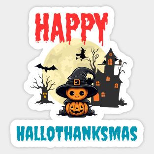 happy hallow thanks mas Sticker